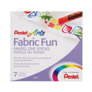 Пастель для ткани PENTEL Fabric Fun, 7 цветов, картонная упаковка, PTS-7