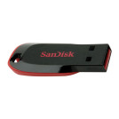 Память SanDisk Cruzer Blade  16GB, USB 2.0 Flash Drive, красный, черный