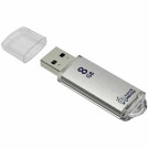 Память Smart Buy V-Cut   8GB, USB 2.0 Flash Drive, серебристый (металл.корпус)