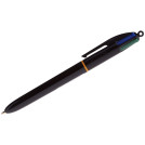 Ручка шариковая автоматическая Bic 4Colors 04цв., 1,0мм, черный корпус, классические цвета