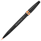Ручка-кисть PENTEL (Япония) Brush Sign Pen Artist, линия письма 0,5-5 мм, оранжевая, SESF30C-F
