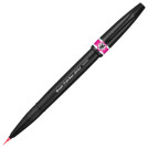 Ручка-кисть PENTEL (Япония) Brush Sign Pen Artist, линия письма 0,5-5 мм, розовая, SESF30C-P