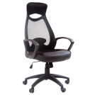 Кресло руководителя Chairman 840 PL, черный, ткань DW01/SW01 черная
