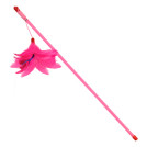 Удочка-дразнилка Розовые перья, 48см C4011