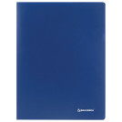 Папка 60 вкладышей BRAUBERG Office, синяя, 0,6 мм, 222636