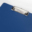 Доска-планшет BRAUBERG Comfort с прижимом А4 (230х350 мм), картон/ПВХ, РОССИЯ, СИНЯЯ, 222659