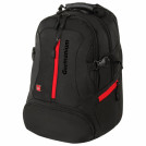 Рюкзак GERMANIUM S-03 универсальный, с отделением для ноутбука, увеличенный объем, черный, 46х32х26 см, 226949