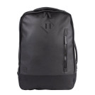 Рюкзак BRAUBERG молодежный с отделением для ноутбука, Квадро, искуственная кожа, черный, 44х29х13 см, 227088