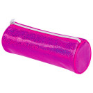 Пенал-тубус BRAUBERG, мягкий, Glitter Pink, 20х7х7 см, 229017