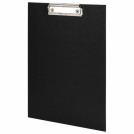 Доска-планшет STAFF EVERYDAY с прижимом А4 (225х316 мм), картон/бумвинил, РОССИЯ, черная, 229051