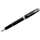 Ручка перьевая Parker Sonnet Matte Black CT 0,8мм, подарочная упаковка