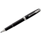 Ручка-роллер Parker Sonnet Matte Black CT черная, 0,8мм, подарочная упаковка