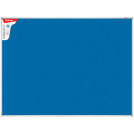 Доска фетровая Berlingo Premium, 90*120см, синяя, алюминиевая рамка