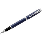 Ручка перьевая Parker IM Matte Blue CT синяя, 0,8мм, подар. уп.