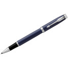 Ручка-роллер Parker IM Matte Blue CT черная, 0,8мм, подарочная упаковка