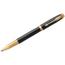 Ручка-роллер Parker IM Premium Black/Gold GT черная, 0,8мм, подарочная упаковка