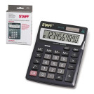 Калькулятор настольный STAFF STF-1210, КОМПАКТНЫЙ (140х105 мм), 10 разрядов, двойное питание, 250134