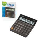 Калькулятор настольный CASIO DH-12-BK-S, КОМПАКТНЫЙ (159х151 мм), 12 разрядов, двойное питание, черный/серый, DH-12-BK-S-EP