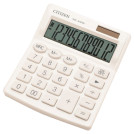 Калькулятор настольный CITIZEN SDC-812NRWHE, КОМПАКТНЫЙ (124х102 мм), 12 разрядов, двойное питание, БЕЛЫЙ