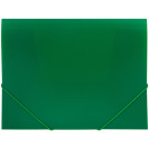 Папка на резинке OfficeSpace А4 зеленая 500мкм