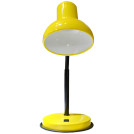 Светильник настольный на подставке НТ 2077А, гибкая стойка, Е27, желтый