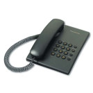 Телефон PANASONIC KX-TS2350RUB, черный, повторный набор, тональный/импульсный режим