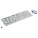 Комплект беспроводной клавиатура + мышь Defender Skyline 895, белый