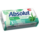 Мыло туалетное Absolut Алоэ, антибактериальное, бумажная обертка, 90г