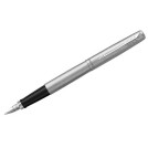 Ручка перьевая Parker Jotter Stainless Steel CT 1,0мм, подар. уп.