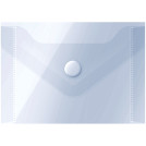 Папка-конверт на кнопке OfficeSpace, А7 (74*105мм), 150мкм, прозрачная
