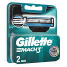 Кассеты для бритья сменные Gillette Mach 3, 2шт.