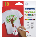 Набор маркеров для ткани Centropen Textil Marker 2739 10цв., 1,8мм, картон. уп., европодвес