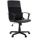 Кресло руководителя Helmi HL-E26 Segment, экокожа/ткань черная