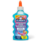 Клей для слаймов с блестками Elmers Glitter Glue, 177мл, голубой