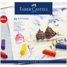 Пастель Faber-Castell Soft pastels, 48 цв., мини, картон. упак.