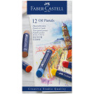 Пастель масляная Faber-Castell Oil Pastels, 12 цветов, картон. упак.