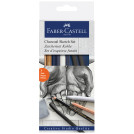 Набор угля и угольных карандашей Faber-Castell Charcoal Sketch 7 предметов, картон. упак.