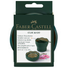 Стакан для воды Faber-Castell Clic&amp;Go, складной, темно-зеленый