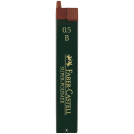 Грифели для механических карандашей Faber-Castell Super-Polymer, 12шт., 0,5мм, B