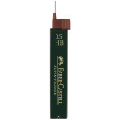 Грифели для механических карандашей Faber-Castell Super-Polymer, 12шт., 0,5мм, HB