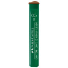 Грифели для механических карандашей Faber-Castell Polymer, 12шт., 0,5мм, B