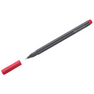 Ручка капиллярная Faber-Castell Grip Finepen карминная, 0,4мм, трехгранная