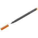 Ручка капиллярная Faber-Castell Grip Finepen оранжевая, 0,4мм, трехгранная