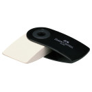 Ластик Faber-Castell Sleeve Mini, прямоугольный, 54*25*13мм, черный пластиковый футляр