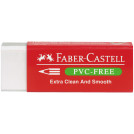 Ластик Faber-Castell PVC-free, прямоугольный, картонный футляр, в пленке, 63*22*11мм