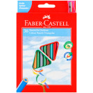 Карандаши цветные Faber-Castell  Ecopen 36цв., трехгран., заточен., картон, европодвес, с точилкой
