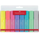 Набор текстовыделителей Faber-Castell 46 Pastel+Superfluorescent 08цв., 1-5мм, пластик. уп., европодвес