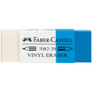 Ластик Faber-Castell PVC-Free прямоугольный, в пленке, комбинированный чернила/карандаш, картонный футляр, 62*21,5*11,5мм