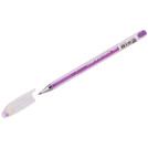 Ручка гелевая Crown Hi-Jell Pastel фиолетовая пастель, 0,8мм
