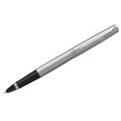 Ручка-роллер Parker Jotter Stainless Steel CT черная, 0,8мм, подарочная упаковка